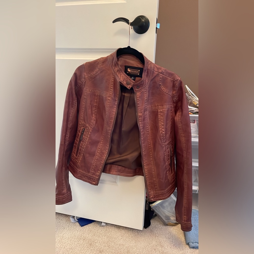 Leather jacket